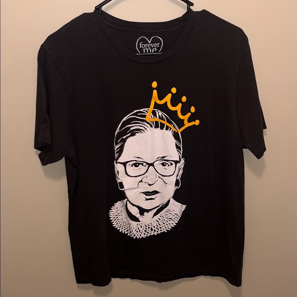 Old Navy Black Graphic Tee with Yellow Crown